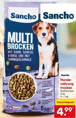 Netto Marken-Discount Sancho Hundenahrung trocken Angebot