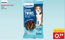 Netto Marken-Discount Sancho Hundesnacks Twins Angebot