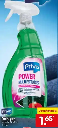 Netto Marken-Discount Priva Reiniger Angebot