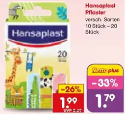 Netto Marken-Discount Hansaplast Pflaster Angebot
