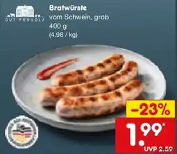 Netto Marken-Discount Gut Ponholz Bratwürste Angebot