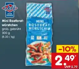 Netto Marken-Discount Wolf Mini Rostbratwürstchen Angebot