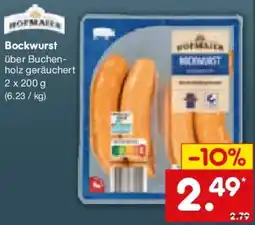 Netto Marken-Discount Hofmaier Bockwurst Angebot