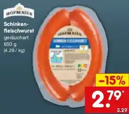 Netto Marken-Discount Hofmaier Schinkenfleischwurst Angebot