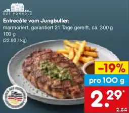 Netto Marken-Discount Gut Ponholz Entrecôte vom Jungbullen Angebot