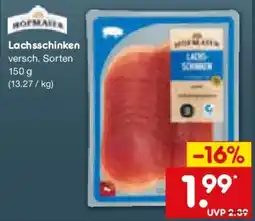 Netto Marken-Discount Hofmaier Lachsschinken Angebot