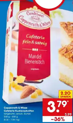 Netto Marken-Discount Coppenrath & Wiese Cafeteria Kuchenschnitten Angebot