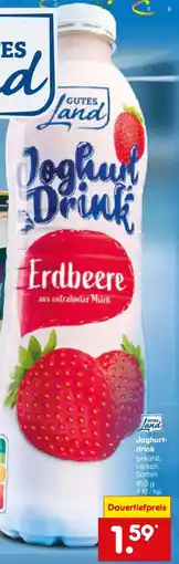 Netto Marken-Discount Gutes Land Joghurtdrink Angebot