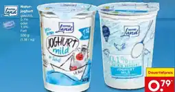 Netto Marken-Discount Gutes Land Naturjoghurt Angebot