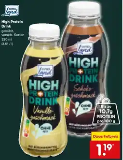 Netto Marken-Discount Gutes Land High Protein Drink Angebot