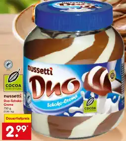 Netto Marken-Discount nussetti Duo-Schoko Creme Angebot