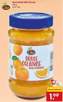 Netto Marken-Discount vom Land Marmelade Süße Orange Angebot