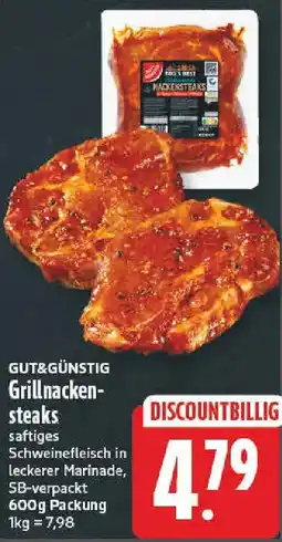 NP Discount GUT&GÜNSTIG Grillnackensteaks Angebot