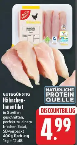 NP Discount GUT&GÜNSTIG Hähnchen- Innenfilet Angebot