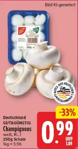 NP Discount Deutschland GUT&GÜNSTIG Champignons Angebot