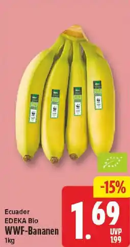 NP Discount EDEKA BIO WWF-Bananen Angebot