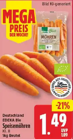 NP Discount Deutschland EDEKA Bio Speisemöhren Angebot