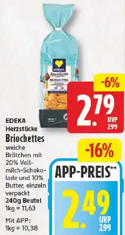 NP Discount EDEKA Herzstücke Briochettes Angebot