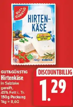 NP Discount GUT&GÜNSTIG Hirtenkäse Angebot