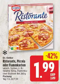 NP Discount Dr. Oetker Ristorante, Piccola oder Flammkuchen Angebot