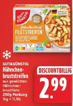 NP Discount GUT&GÜNSTIG Hähnchenbruststreifen Angebot