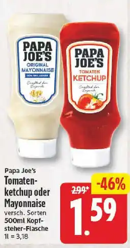 NP Discount Papa Joe's Tomaten- ketchup oder Mayonnaise Angebot
