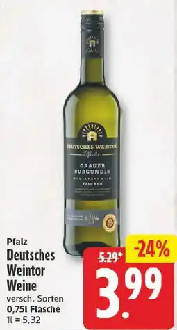 NP Discount Pfalz Deutsches Weintor Weine Angebot