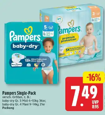 NP Discount Pampers Single-Pack Angebot