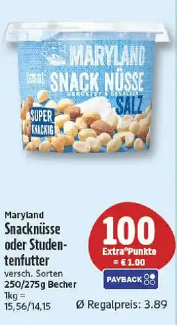 NP Discount Maryland Snacknüsse oder Studentenfutter Angebot