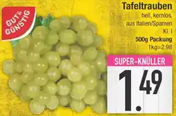 Edeka GUT& GÜNSTIG Tafeltrauben Angebot