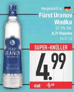 Edeka Fürst Uranov Wodka Angebot