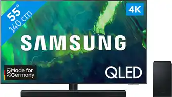 Coolblue Samsung GQ55Q70A QLED (2021) + Samsung HW-Q600A/ZG Angebot