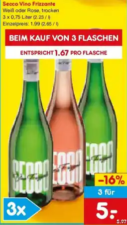 Netto Marken-Discount Secco Vino Frizzante Angebot