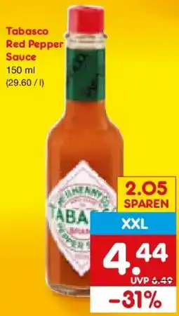 Netto Marken-Discount Tabasco Red Pepper Sauce Angebot