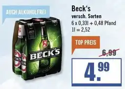 Zisch Beck's Angebot