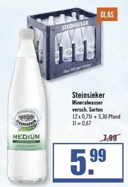 Zisch Steinsieker Mineralwasser Angebot