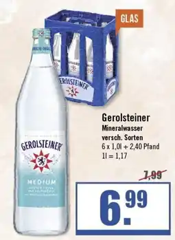 Zisch Gerolsteiner Mineralwasser Angebot