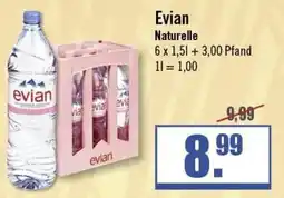 Zisch Evian Naturelle Angebot