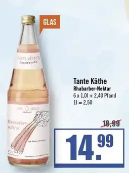 Zisch Tante Käthe Rhabarber-Nektar Angebot