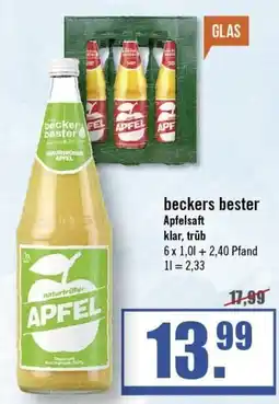 Zisch beckers bester Apfelsaft Angebot
