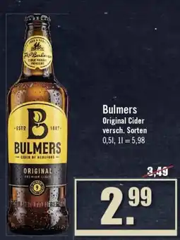 Zisch Bulmers Original Cider Angebot
