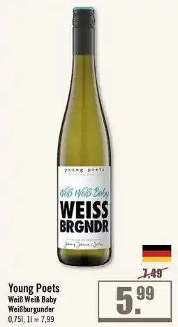 Zisch Young Poets Weiß Weiß Baby Weißburgunder Angebot