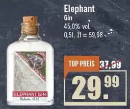Zisch Elephant Gin Angebot