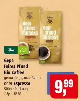 Markant Gepa Faires Pfund Bio Kaffee Angebot