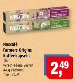 Markant Nescafé Farmers Origins Kaffee kapseln Angebot