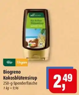 Markant Biogreno Kokosblütensirup Angebot