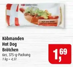 Markant Köbmanden Hot Dog Brötchen Angebot