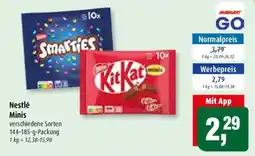 Markant Nestlé Minis Angebot