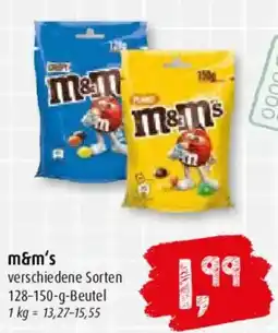 Markant m&m's Angebot