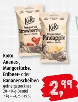Markant KoRo Ananas-, Mangostücke, Erdbeer- oder Bananenscheiben Angebot